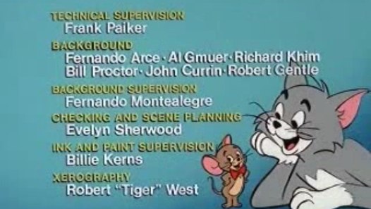 The New Tom & Jerry Grape Ape Show end credits (1975 ...