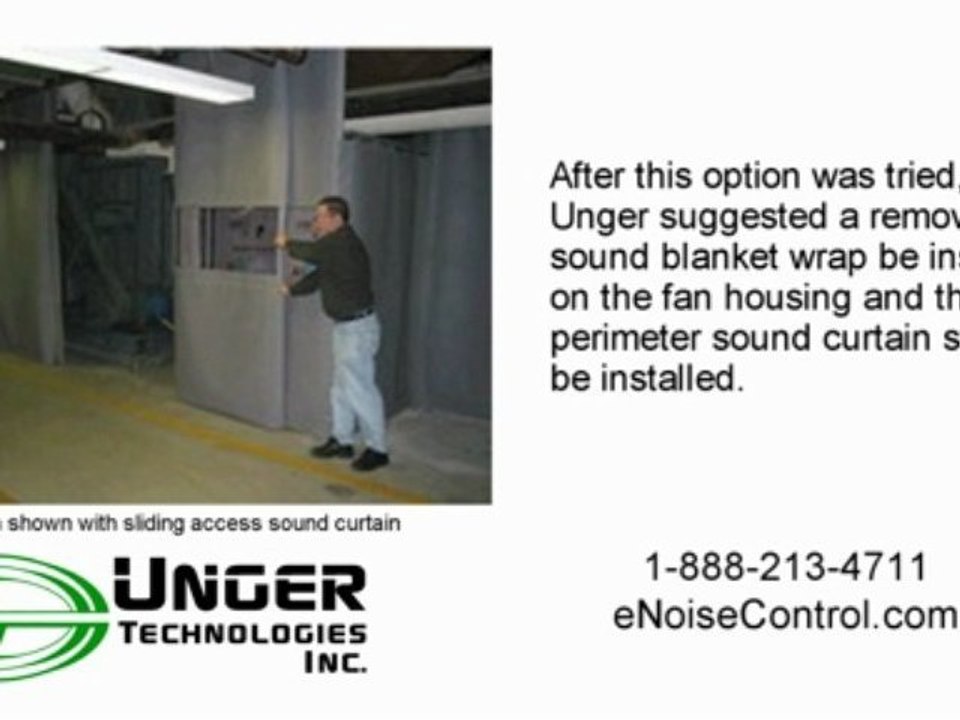 Sound Curtains - Case Study - Industrial Fan Noise