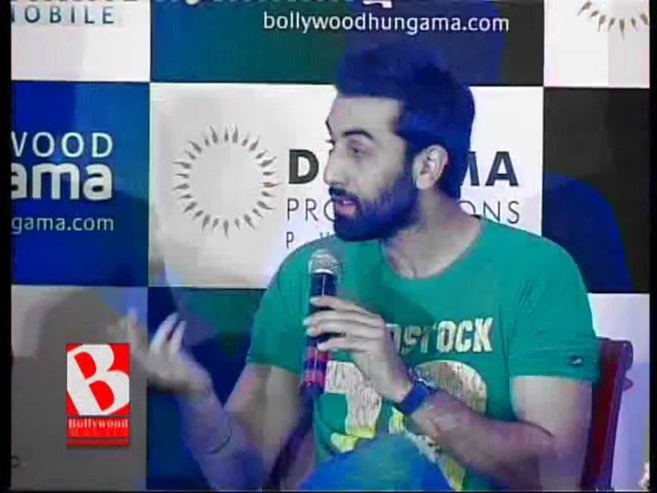 Ranbir checks out the new music video of Wake Up Sid