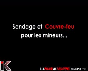 Sondage & Couvre Feu pour les mineurs