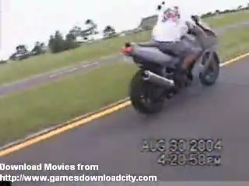 Accident de moto crash