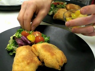 Recette : cordon-bleu de saumon, au chèvre et aux brocolis