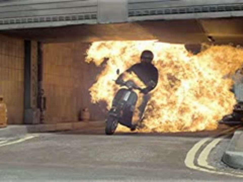 Scooter Stunts On Streets Of London, Armadillo Scooterwear