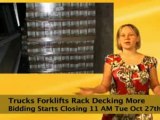 Forklifts  Trucks  Rack  Decking  Building  Auction  ...