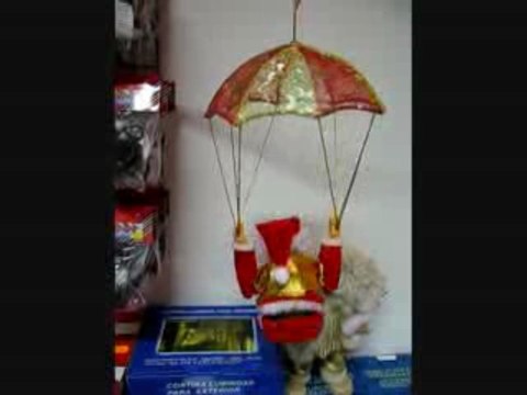 pere noel automates parachute galipette