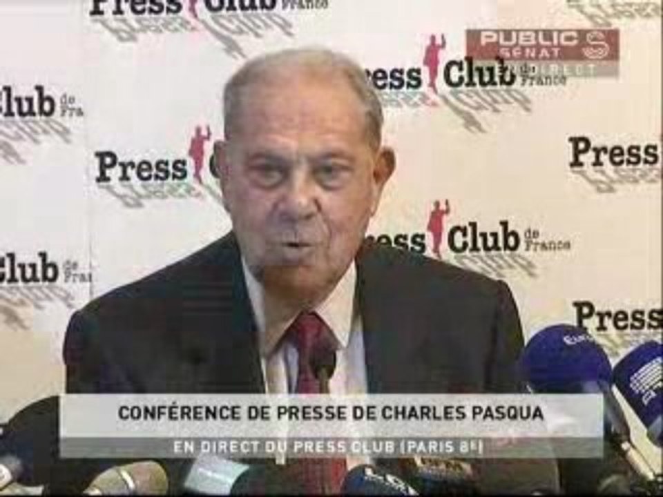 Pasqua accuse Chirac et Villepin
