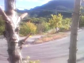 Flo et Fred aux Cévennes sur le chariot