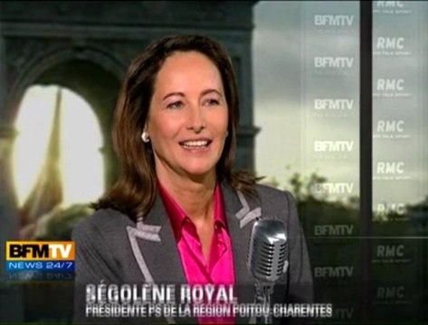 Ségolène Royal invitée de BFM le 12 Nov. 2009