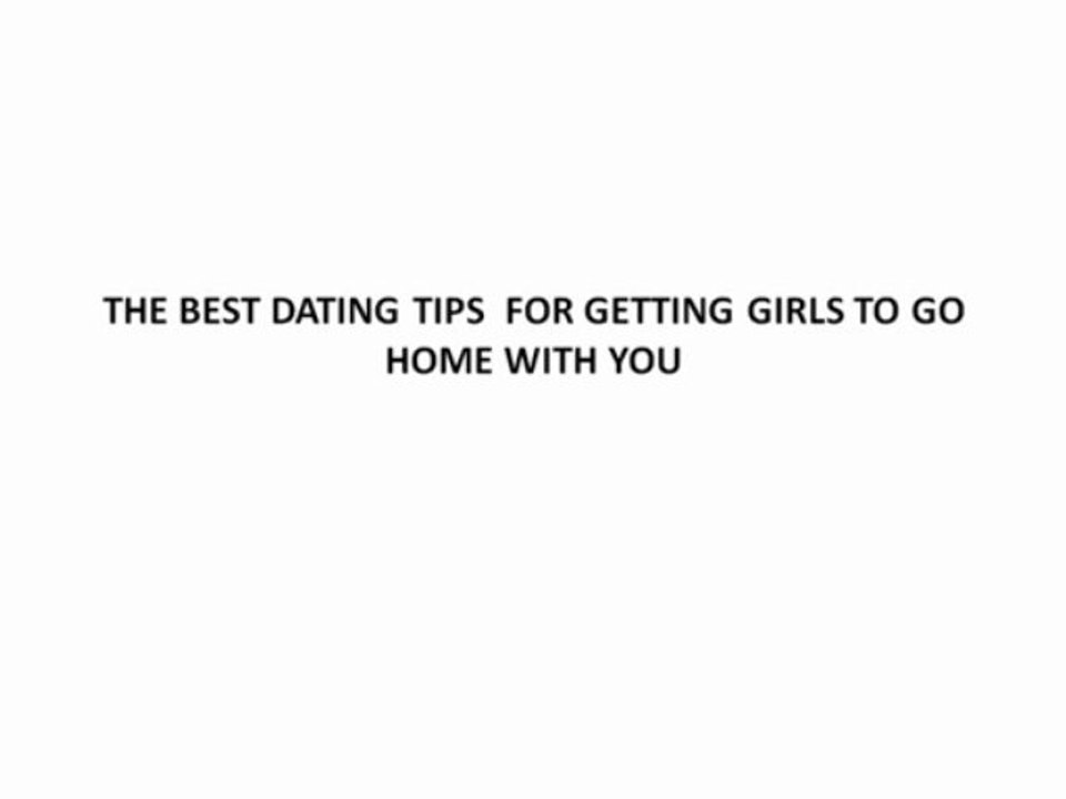 get girls to go home with you