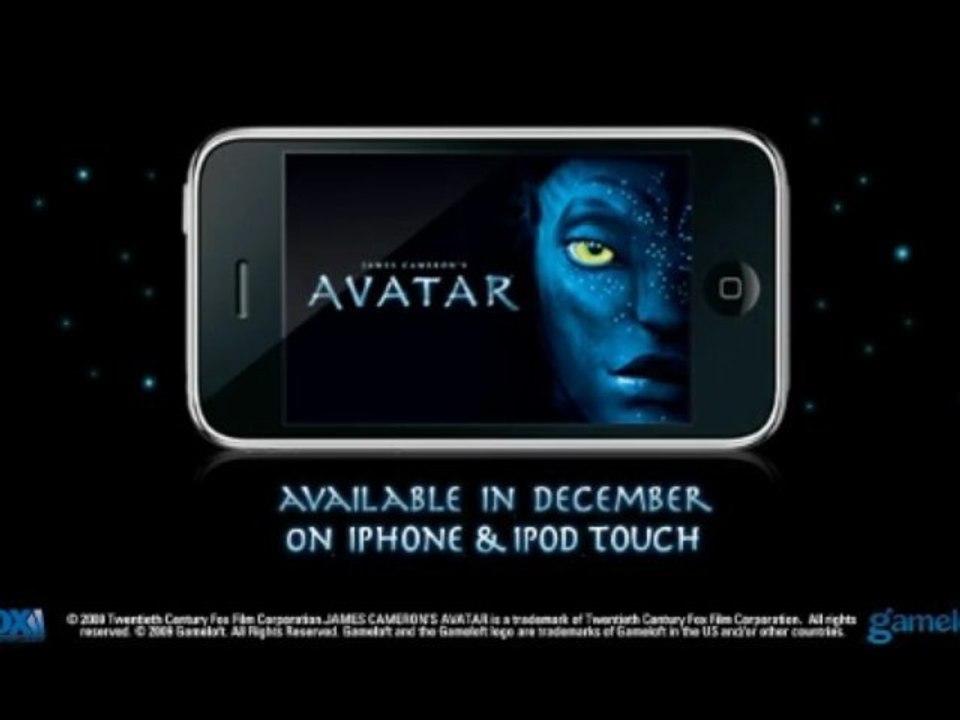 Avatar (1er trailer) - Jeu iPhone / iPod touch Gameloft