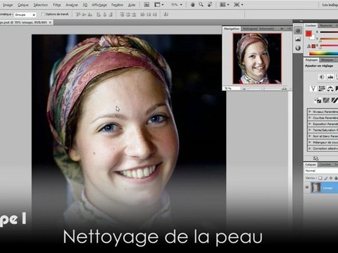 Tutoriel vidéo : Retoucher un visage avec Photoshop