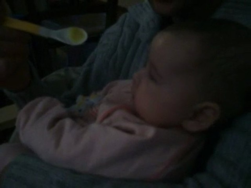 Premiers petits pots.