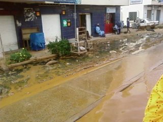 Inondations de Pikine à Yeumbeul (Dakar)