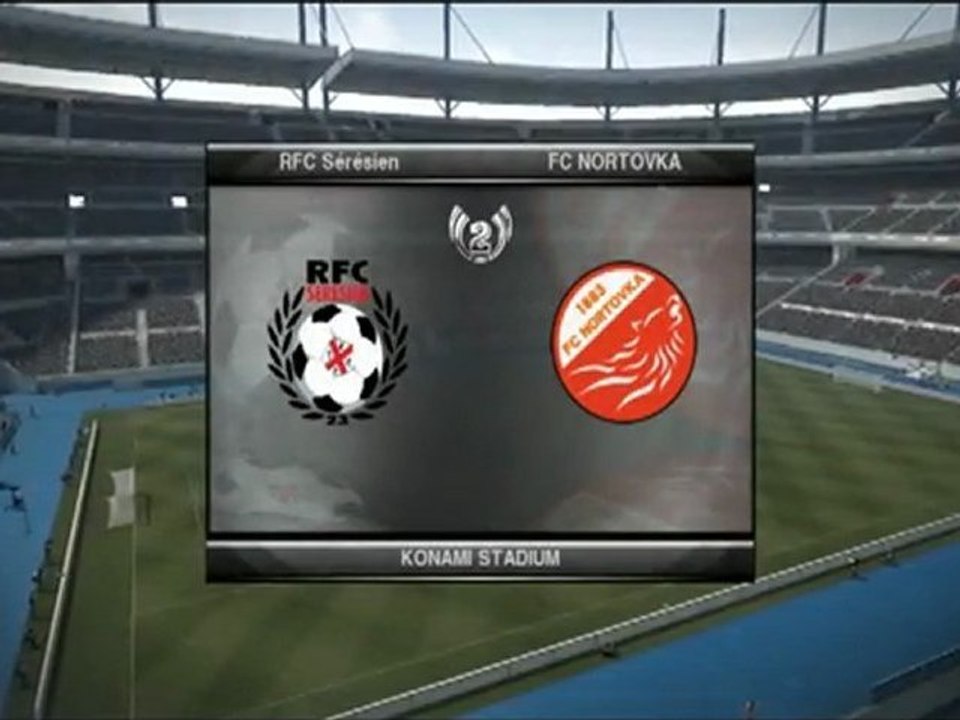 PES 2010 - RFC Sérésien VS FC Nortovka