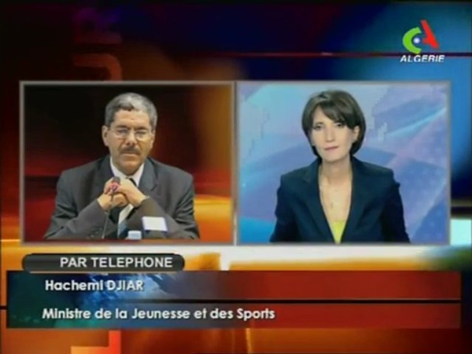 attaque du bus algérien interview du ministre du sport