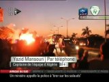 Les Joueurs Algériens agréssé en bus par égyptiens  [ iTélé]