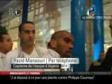 Joueurs Algériens agréssés au Caire Interview de Mansouri