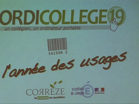 TULLE REMISE DES ORDINATEURS AUX COLLEGIENS - COLLEGE V.HUGO
