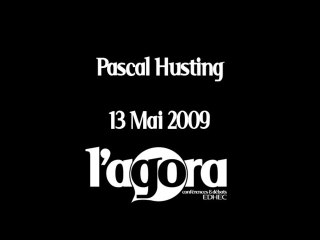 Conférence Pascal Husting