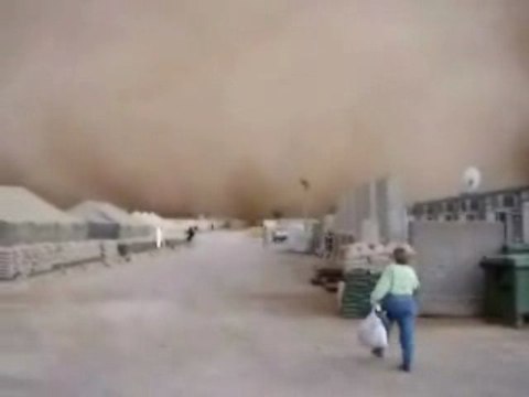 Tempéte de sable en Irak