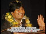 Presidente Morales en Concertacion con Productores