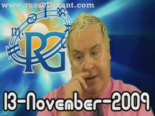 RussellGrant.com Video Horoscope Pisces November Friday 13th