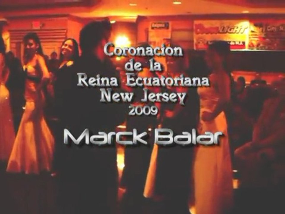 Marck Balar - Coronacion de la Reina Ecuatoriana NJ - 2009