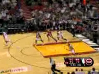 NBA Michael Beasley denies J.J. Hickson's layup attempt righ