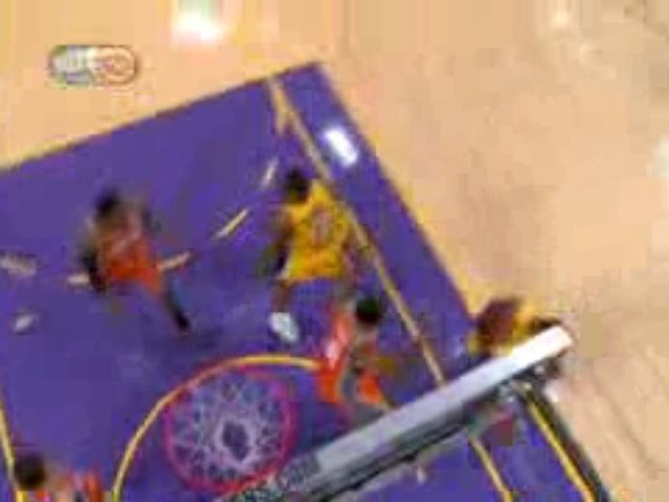 NBA Ron Artest follows through on his missed shot and gets t