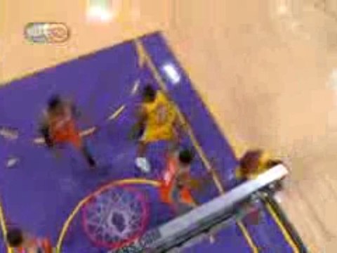 NBA Ron Artest follows through on his missed shot and gets t