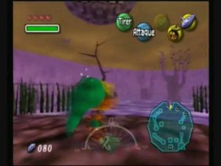 Zelda Majora's Mask , 13 ) L'entrée du Temple de Bois