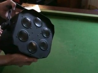 A short video on the KAM LED COLOURBEAM 6 DMX