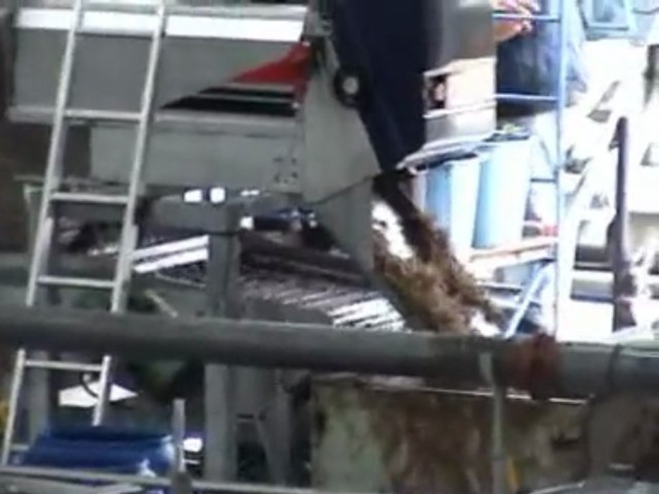 L' arrivée de la vendanges au chai chez Lamé Delisle Boucard