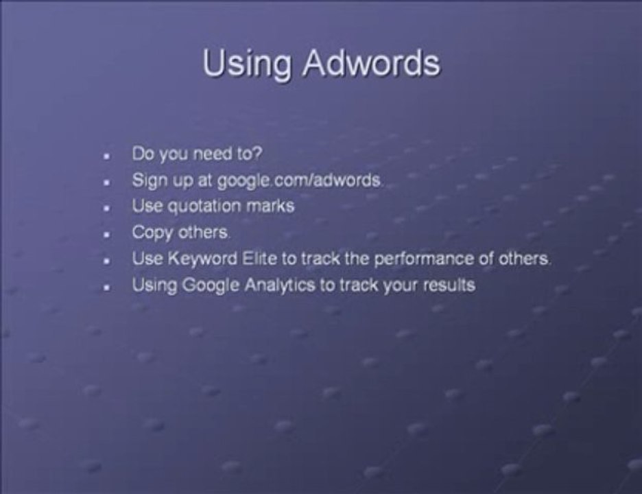 All About Google Adwords