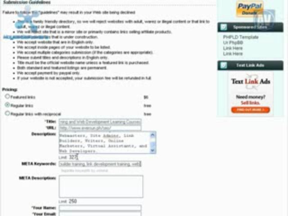 How To Submit To Web Directories