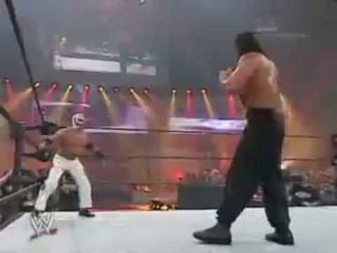 Batista vs great khali vs rey mysterio