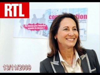 Ségolène Royal sur RTL (pass contraception) [13/11/2009]