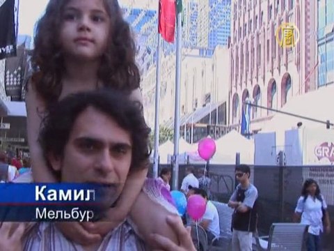 Мельбурн. Санта Клаус начинает Рождественские праздники!