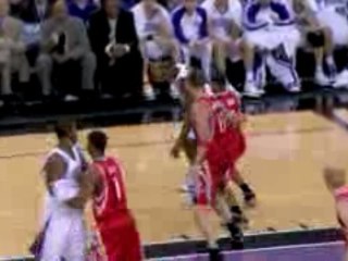 NBA Trevor Ariza jumps in front of the errant pass and takes