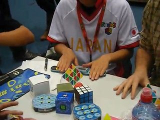 Pyraminxer's training on WC 2009 Dusseldorf