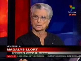 Magalys LLort madre de Fernando González