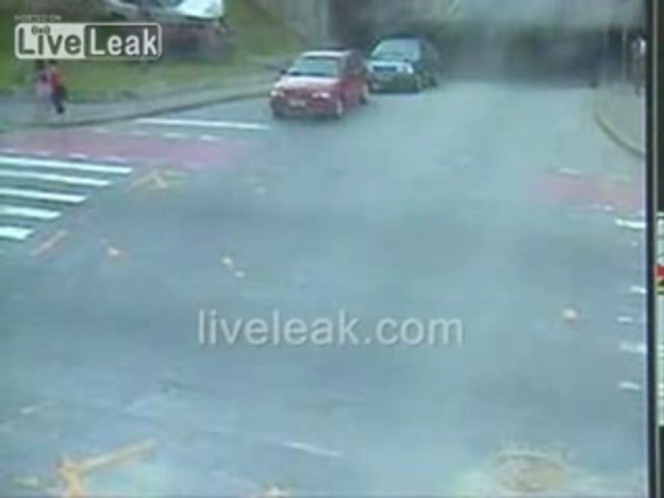 crash feu rouge