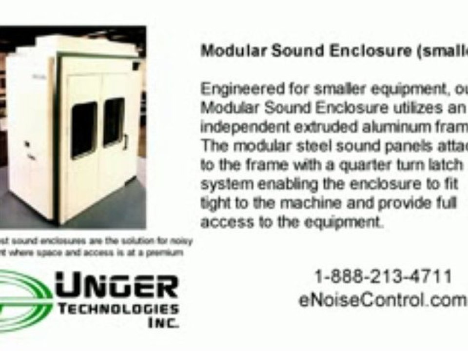 Sound Enclosures for Industrial Noise Control (2 of 2)