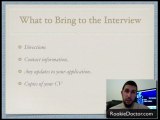 Residency Interview Questions and Tips 001