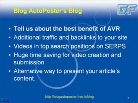 Article Video Robot Benefits - article to video