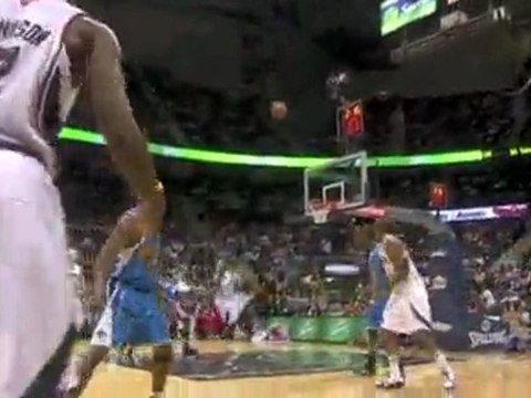 NBA Joe Johnson hits Josh Smith with the pretty alley oop ac