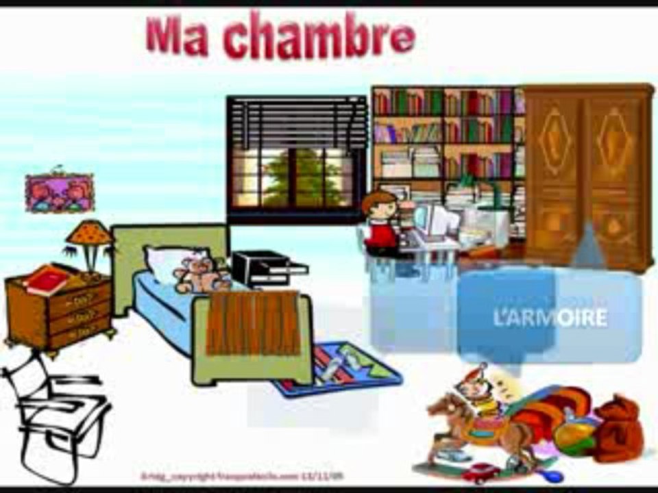 Vocabulaire : Ma chambre