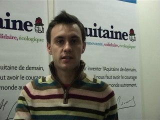 Simon Thirot : Les jeunes avec Alain Rousset