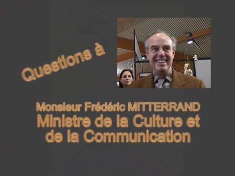 Frédéric MITTERAND - Foire du Livre BRIVE 2009.