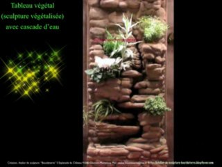 tableau végétal, mur végétal, sculpture et décor d'ambiance